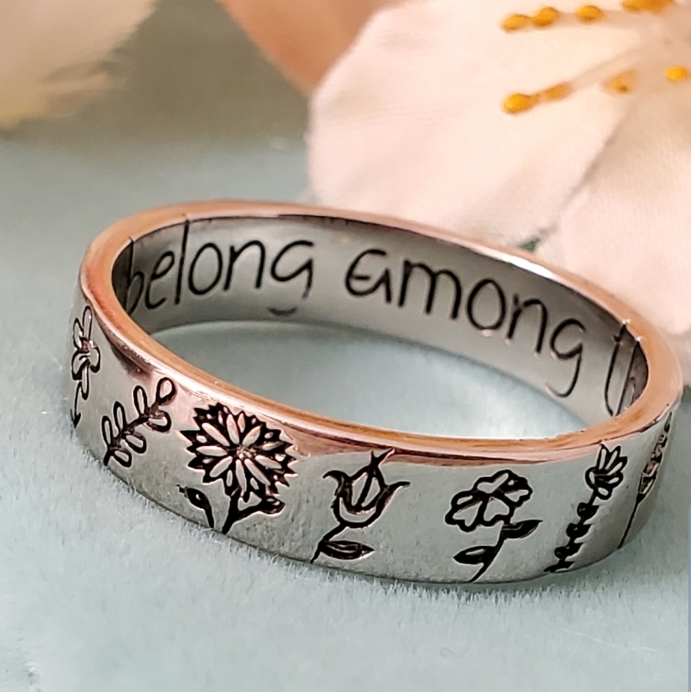 🥳F1 NEW 925 Wildflower Ring Bohemia Ring - Picture 5 of 7